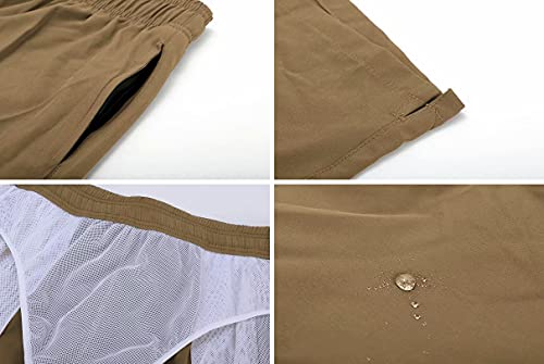 Image of Tyhengta Men's Swim Trunks Quick Dry Beach Shorts with Zipper Pockets and Mesh Lining