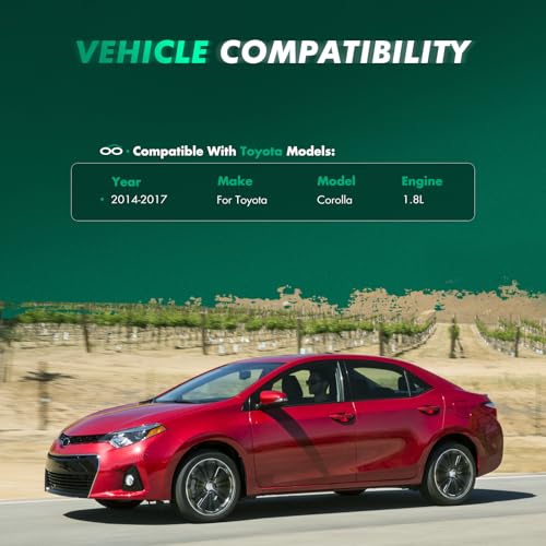 Image of SCITOO Set of 4PCS universal mud flaps for 2014-2017 FOR Toyota Corolla front & rear mud flaps splash guard set