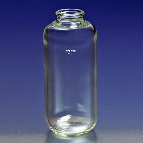 Chemglass Centrifuge 250mL Rubber Stopper Heavy Wall Bottle, case/12