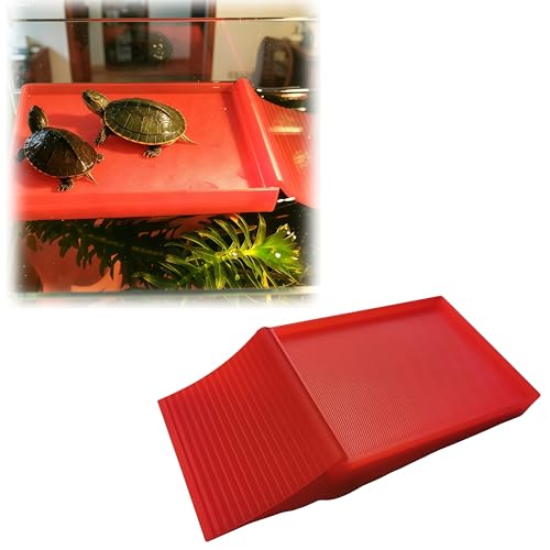 Plataforma flotante desmontable para tortugas color rojo