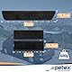 PETEX Einstiegsmatten Trittstufen für VW T5 ab 2003-05/2015 / T6/T6.1 ab 06/2015-12/2024 - Multivan California Coast Ocean Caravelle Transporter (1 Schiebetüre), in schwarz, 3-teiliges Fußmattenset