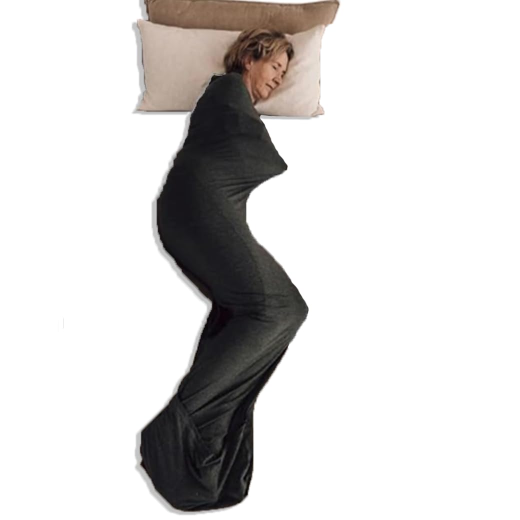 Ozybag Hoodie - Coperta Rilassante A Compressione Per Dormire Meglio, Alternativa Alla Coperta Pesante, Taglia Unica