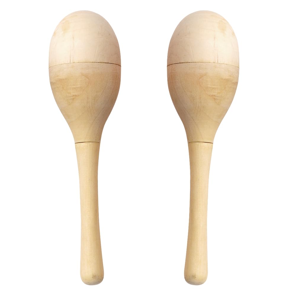 Colorations Maracas - Juego de 12 maracas de madera
