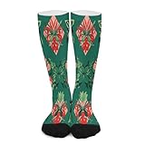 GHBNK Crew Athletic Socks Holly Pattern Soft Breathable...