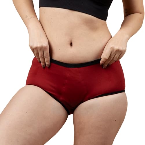 Image of REVAA Heavy Period Panty for Women & Girls (Pack of 1) Soft Cotton, Reusable & Leak Proof Menstrual Underwear, No Pads Required, Rash-Free Comfort, for Super Heavy Flow, Lasts Up to 2 Yrs