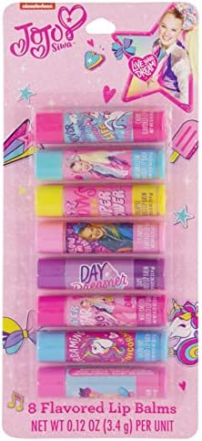 Taste Beauty JoJo Siwa Tinted Lip Balm Variety Pack, Flavored Lip Balm, 8 Tubes