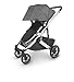 UPPAbaby CRUZ V2 Stroller - JORDAN (charcoal/silver/black leather)