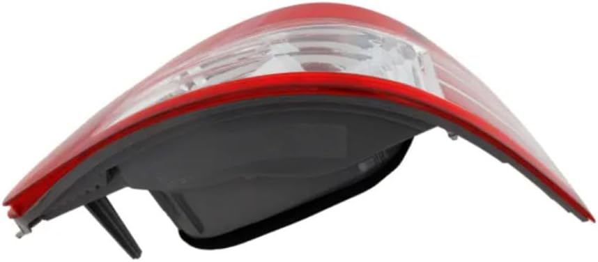 KarParts360 For 2007-2012 Toyota Yaris Tail Light Assembly Driver Side Base Model Sedan Clear and Red Lens For TO2818133, 8156152550