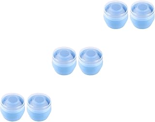 FRCOLOR 6 Peças De Sopro De Pelúcia Para Bebê Sopro De Pó Corporal E Recipiente Após O Banho Sopro De Pó E Recipiente Sopro De Pó Cosmético Dispensador De Sopro De Pó Vazamento Fofo