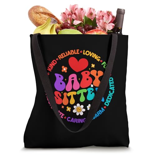 Bolso tote para cuidado infantil y babysitting con diseño retro miniatura 4