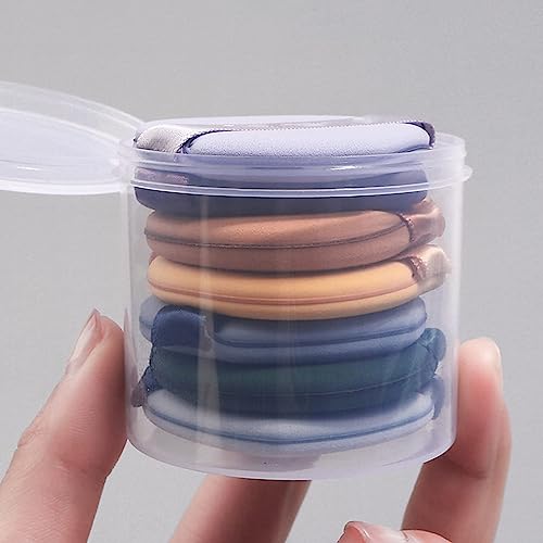Image of Makeup Sponge Puff Set with Case - Ultra Soft Beauty Blender Sponges for Liquid, Cream & Powder - Reusable, Latex-Free, Low Absorption Makeup Pads - Easy to Clean, Face Puff Cleaner for Travel & Daily Use (Beauty Blender 7)