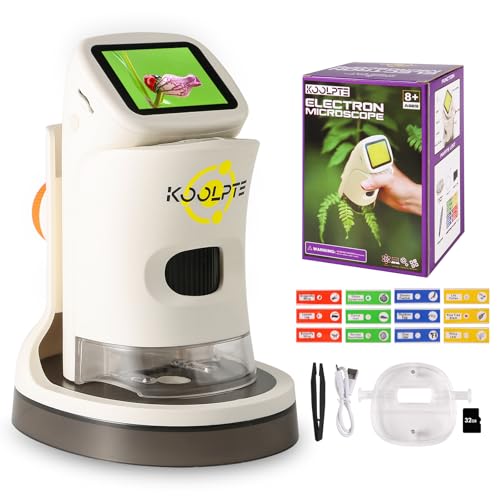 Koolpte XWJ-123 Microscope For Kids, 1000X Hd Pocket Kids Microscope cover