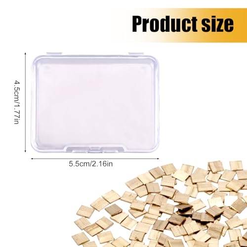 Image of 3 Gram Silver-Plated Gold-Plated Alloy Solder for Jewelry Making, 1.5x1.5mm Low Temp Precut Silver-Plated Gold-Plated Alloy Chips for DIY Repair Soldering Welding Projects Supplies Accessories