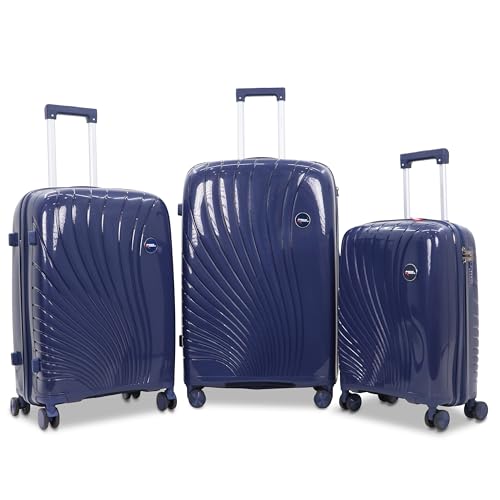 Image of AMERICAN TRAVELLER New York Trolley Bag | TSA Type Lock | Durable Hard Shell , TSA Type Lock , Spinner Trolley Luggage, 360 Disc Spinner Wheels