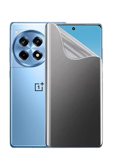 Image of BLACKSHEEP Matte Screen Protector for Oneplus 12R (Pack of 1) Membrane Case Friendly Full Edge to Edge Screen Coverage & Installation Kit
