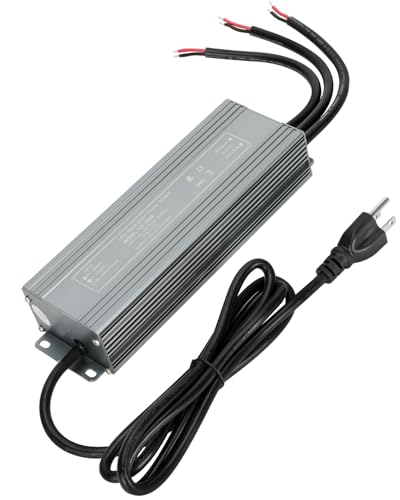 Image of LED Driver 12V 300W(100W X3),110 to 12 Volt Converter, 100-265V AC to 12V DC Low Voltage Output IP67 Waterproof LED Driver Power Supply Suitable for LED Lighting Outdoor Light and Any 12V DC LED
