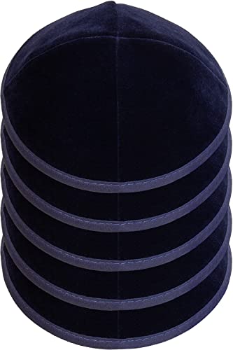 Image of Pack of 5-Pcs - Hq Satin /Linen /Velvet /Raw Silk /Suede Kippah for Men, Yamaka Hat Designed in Israel - Kippot Bulk