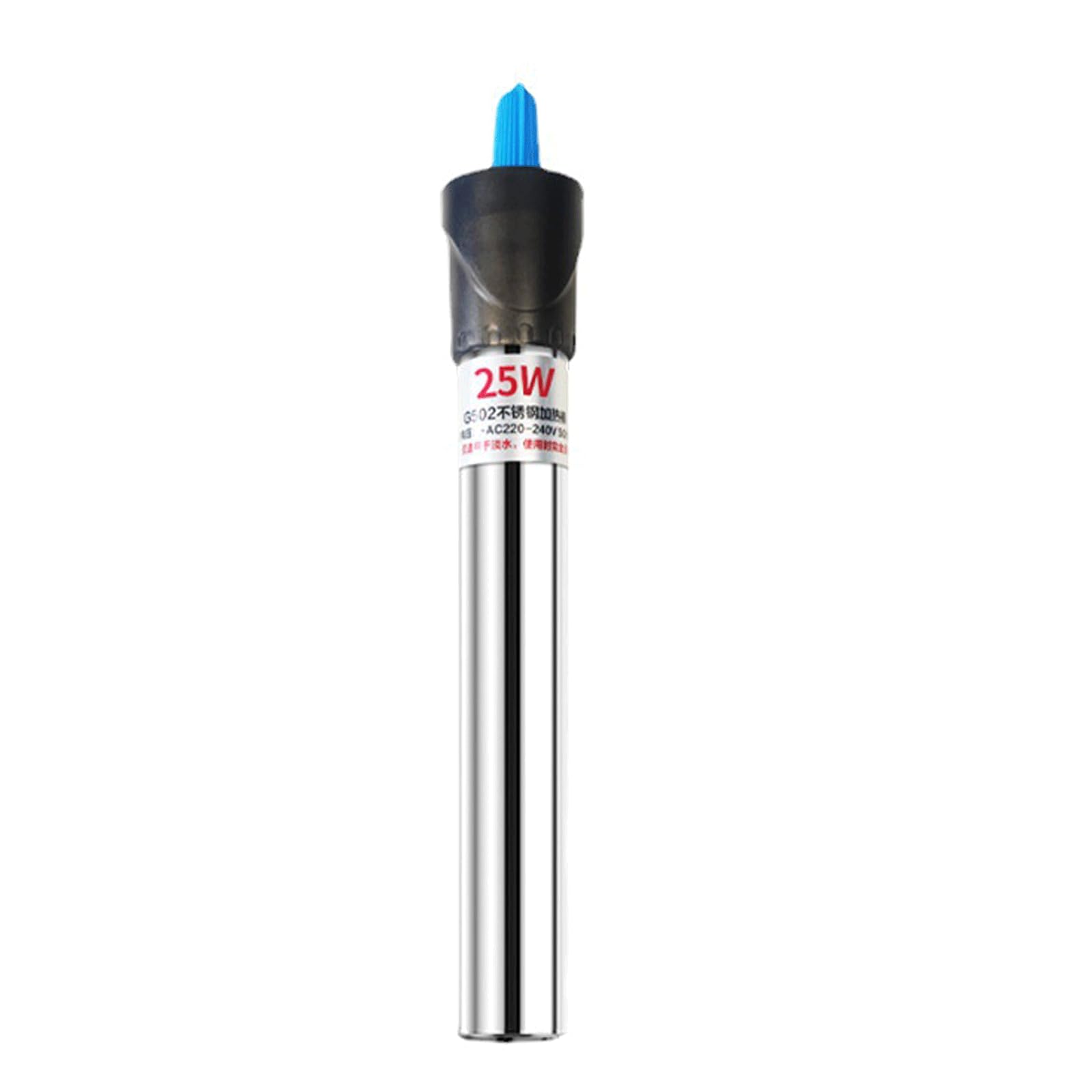 WQZStar Calentador de Acuario de Temperatura Constante Completamente automático con Varilla calefactora de Acero Inoxidable 304, 50W (50W)