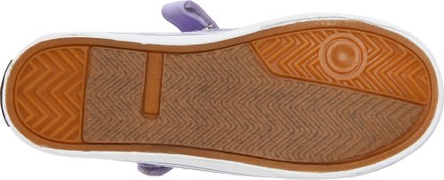 Morgan & Milo Kid's Sparkle Floral Mary Jane Sneaker (Toddler/Little Kid), Violet, 13.5 M US Little Kid4