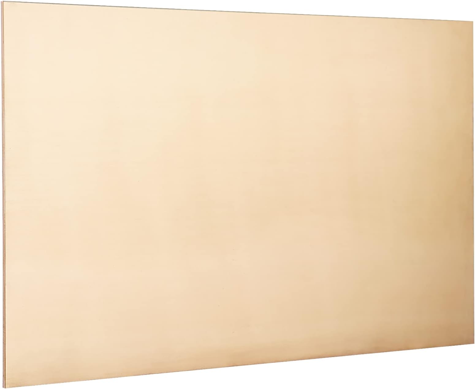 Brass Sheet, Metal Sheets Plates, 12" Length x 6" Width x 0.06" Thickness, 14 Gauge, Brass Plate Sheet