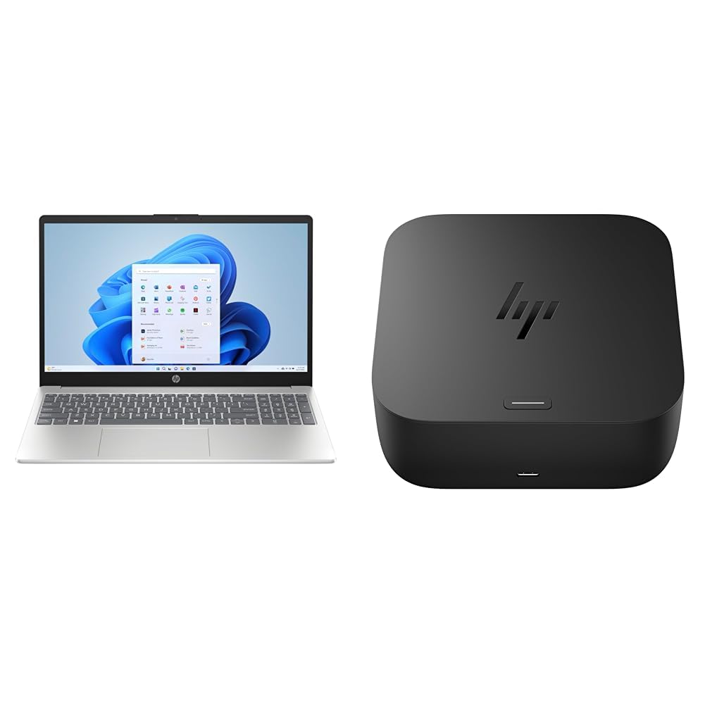 HP 15.6 inch Laptop PC, AMD Ryzen 7 7730U, 16GB RAM, 1TB SSD, AMD