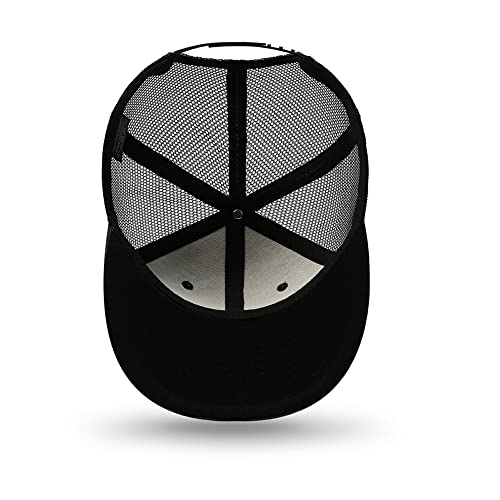 Image of Quanhaigou Snapback Hat for Men Women,Hip Hop Style Colorful Flat Bill Hats Teens Adjustable Baseball Cap