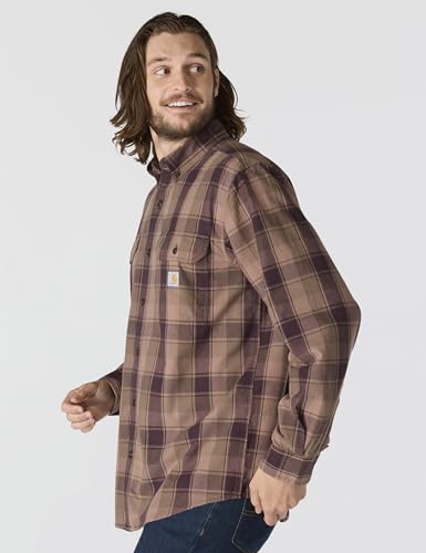 Image of Carhartt Men's Fort Loose Ls Plaid Shirt