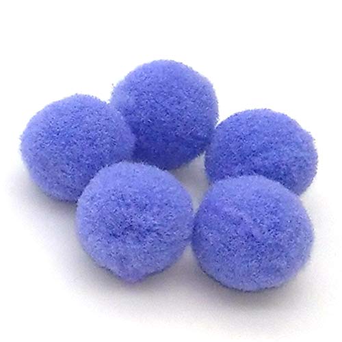 Vosarea Pom pluche bal voor feestjes, 200 stuks, 2,5 cm, zeer elastisch, zacht en creatief, kleurrijk, pluizig, voor doe… - Afbeelding 8