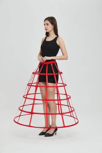 Image of Women Crinoline Petticoat Hoops Skirt Short Half Slip Underskirt for Girls Wedding Bridal Underskirt Slip