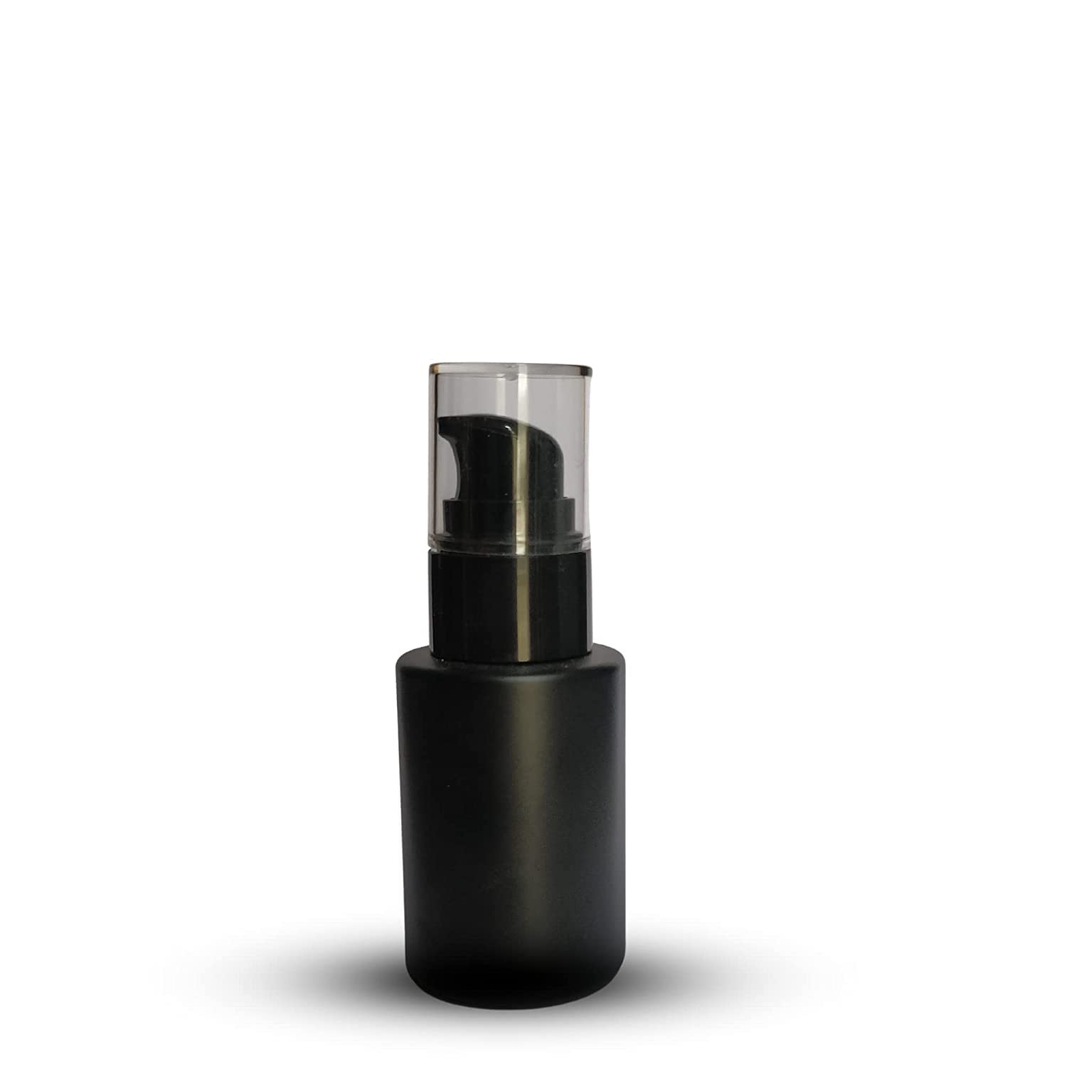 Jarbazaar [ WHOLESALE SET OF 24 PCS 30ML BLACK GLASS BOTTLE, with black pumps for Serum, Essential Oils, Blends, Skin Care, Travel, Toners, Cosmetic & DIY-image-39