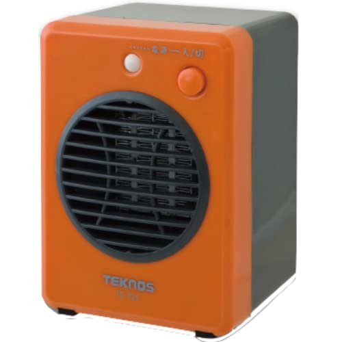 ミニセラミックファンヒーター 300W オレンジ TS-321