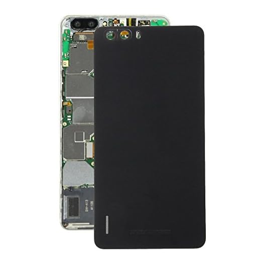 LIANGBINGFENG Lbf for la Cover Posteriore della Huawei Honor 6 Plus (Nera) (Colore : Black)