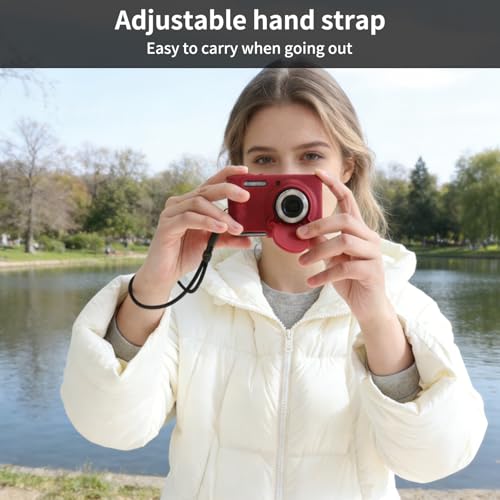 Funda para cámara Kodak PIXPRO FZ55 de silicona roja miniatura 3