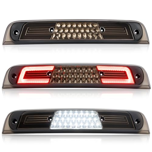 LUDARM LED Smoke 3rd Brake Light Compatible with 2019-2024 Ram 1500 Third Brake Cargo Light sassembly (NOT fit for classic and Camera model