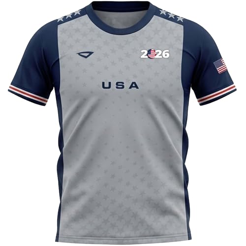 3N2 USA Fan Shirt – Breathable Lightweight Soccer Supporter Tee for Game Day, Training & Casual Wear (Unisex) - X-Large