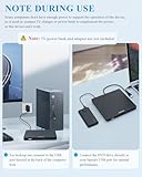 ORIGBELIE External CD DVD Drive for Laptop, USB 3.0 Type-C Ultra Slim 13mm DVD Player Portable CD DVD +/-RW Drive CD Burner Reader Writer Recorder for Desktop PC Windows 11/10/8/7 Linux Mac OS (Black) - Image 8