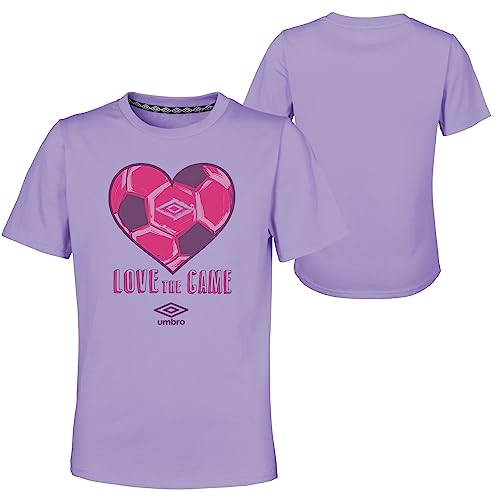 Umbro Girls' Love The Game Short Sleeve Tee3