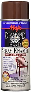 Majic Paints 8-21502-8 Diamond Hard Acrylic Enamel Spray Paint, Aerosol, 11-Ounce, Dark Brown