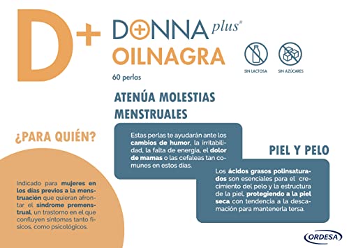 DONNAplus Oilnagra Perlas | 60 Perlas | Complemento Alimenticio para el Bienestar Menstrual con Aceite de Onagra - imagen 5