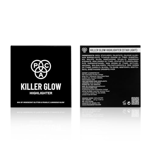 Image of PAC Killer Glow Powder Highlighter Starlight | Micro Pearls | Pink Luminous HD Shine