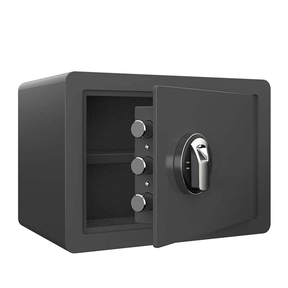 Cassetta di Sicurezza A Prova di Fuoco Impermeabile Cassette di Sicurezza per la casa e Cassette di Sicurezza Solenoide Tastiera Semplice Bulloni di bloccaggio in Acciaio Chiave di esclusione di