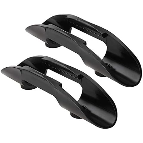 Mayitr Kayak Paddle Accessories Plastic Paddle Holder Clip Black, Kayak Paddle Clip Universal Kayak Paddle Mount Holder Clip & Fishing Net Clip,2 Pcs Cover