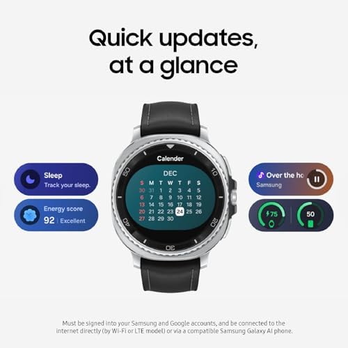 Samsung Galaxy Watch 8 Classic (2025), Black, 46mm, Bluetooth Smartwatch - 4