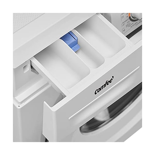 Comfee CFEW60-124 Waschmaschine / 6KG / Slim Line / D / 1200 U/min / Trommelreinigung / 15min-30min-45min Schnellwaschgang / Weiß – Bild 8