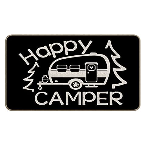 XAPEK Happy Camper Decorative Doormat for Entryways Cover