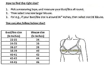 Vihu Fashion Multicolored Women's Blouse with Sweetheart Neckline, Georgette, Soft Sequence, Zari, Working Sleeves, Ready-Made Sari Blouse