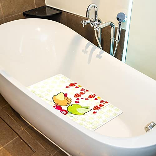 Alfombrilla de ducha antideslizante con ventosas para prevenir caídas en el baño 6