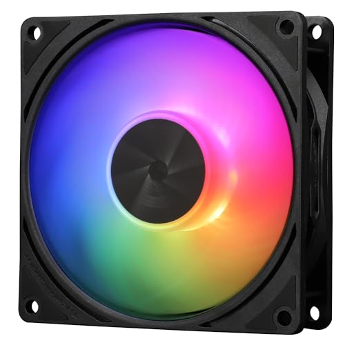 Thermalright TL-P9-S CPU Fan ARGB PC Case Fan Quiet 4PIN PWM Computer Fan 9225 Specifications Silent Cooler Fan 2200RPM Speed Desktop CPU Cooling Fan(TL-P9-S)