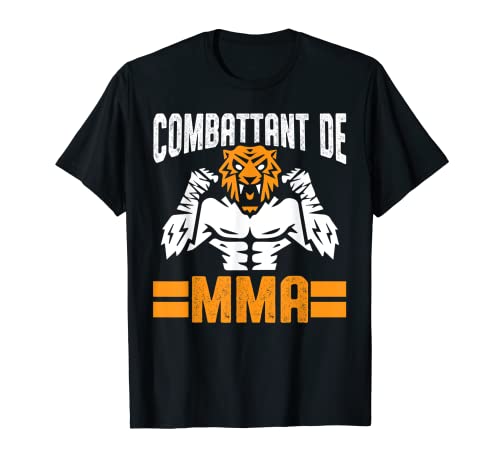 Combattant de MMA JJB Lion Arts Martiaux Mixtes Sport Cadeau T-Shirt