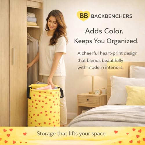 Image of Laundry Bag /Laundry Basket /Clothes Storage Box /Storage Basket /Storage Bag, 48L (Yellow-3)